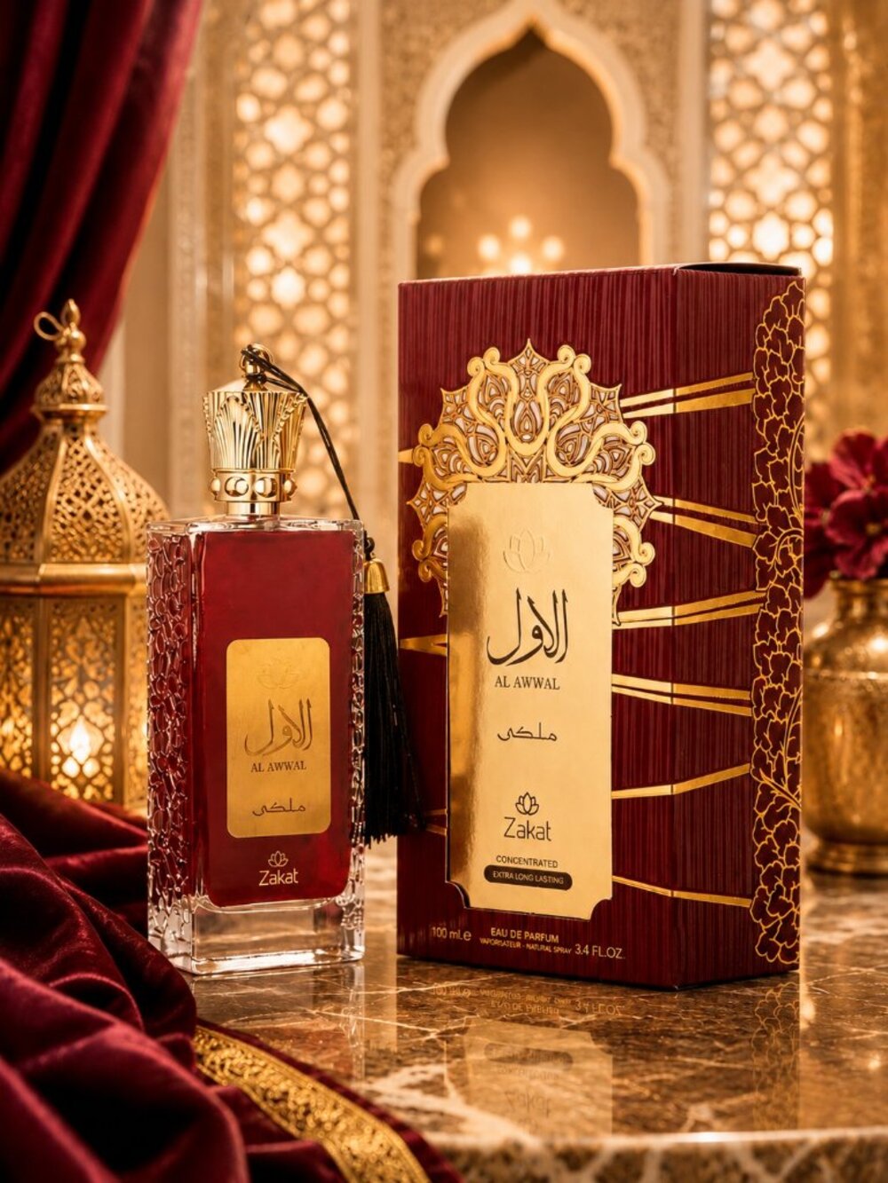 AL AWWAL RED Eau de parfum UNISEX - 100MI (3.40z) By Zakat